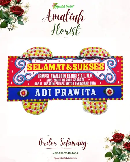 Papan Bunga Ucapan Selamat Kandri